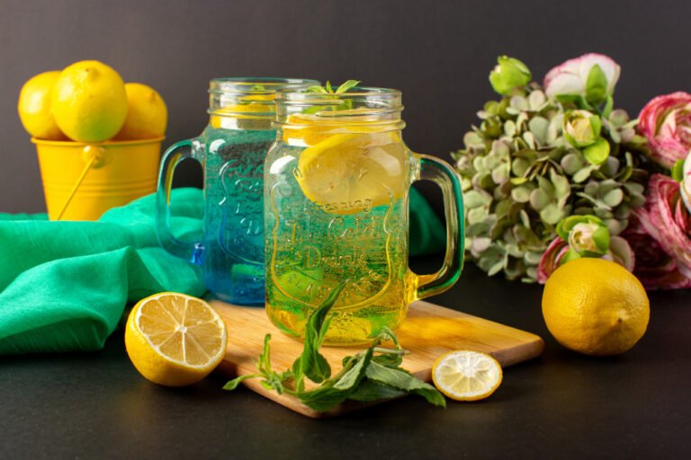 Colorful summer drinks offering hydration, refreshment, and energy for hot days.