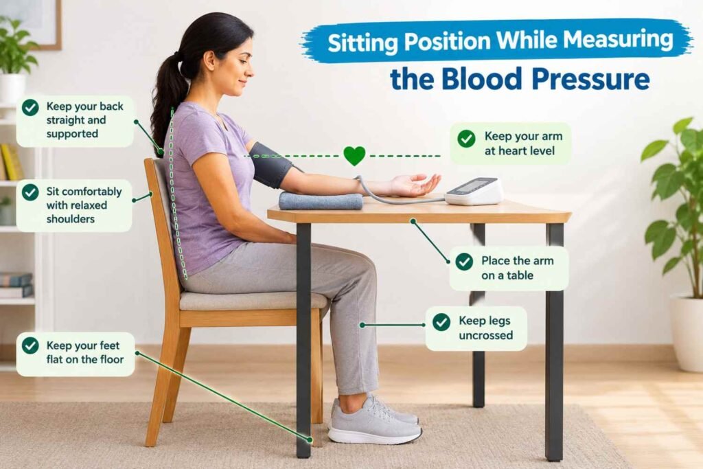 Proper Blood Pressure Sitting Position
