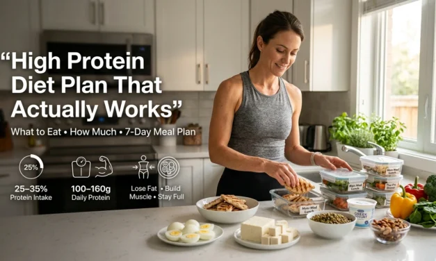 High Protein Diet Plan: and a 7-Day Meal Plan That Actually Works