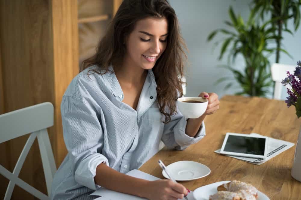 calm morning coffee routine without digital distractions
