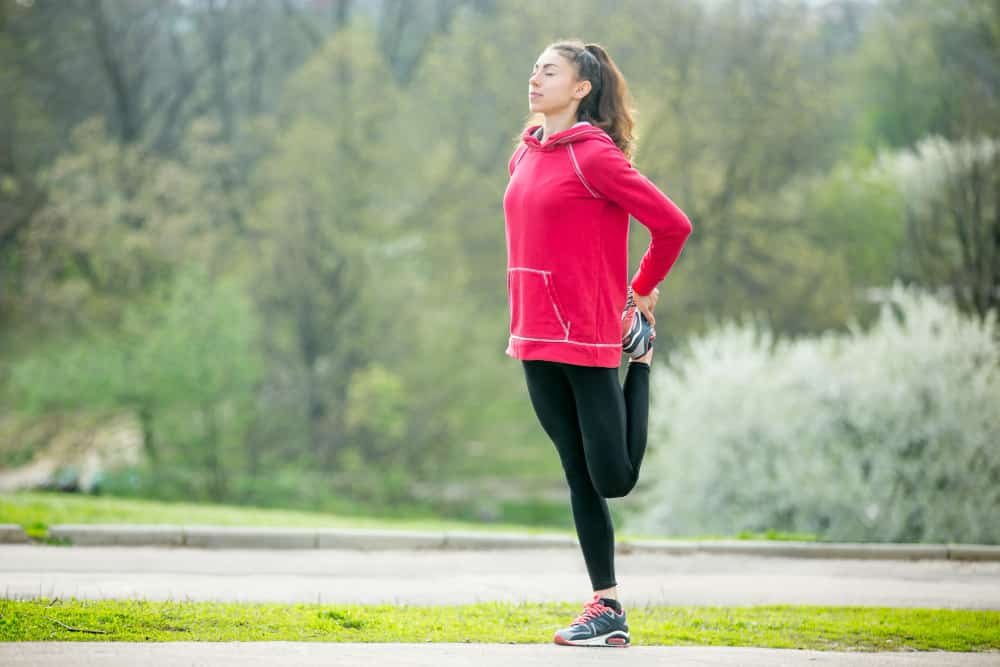 Man walking outdoors to lose weight naturally
